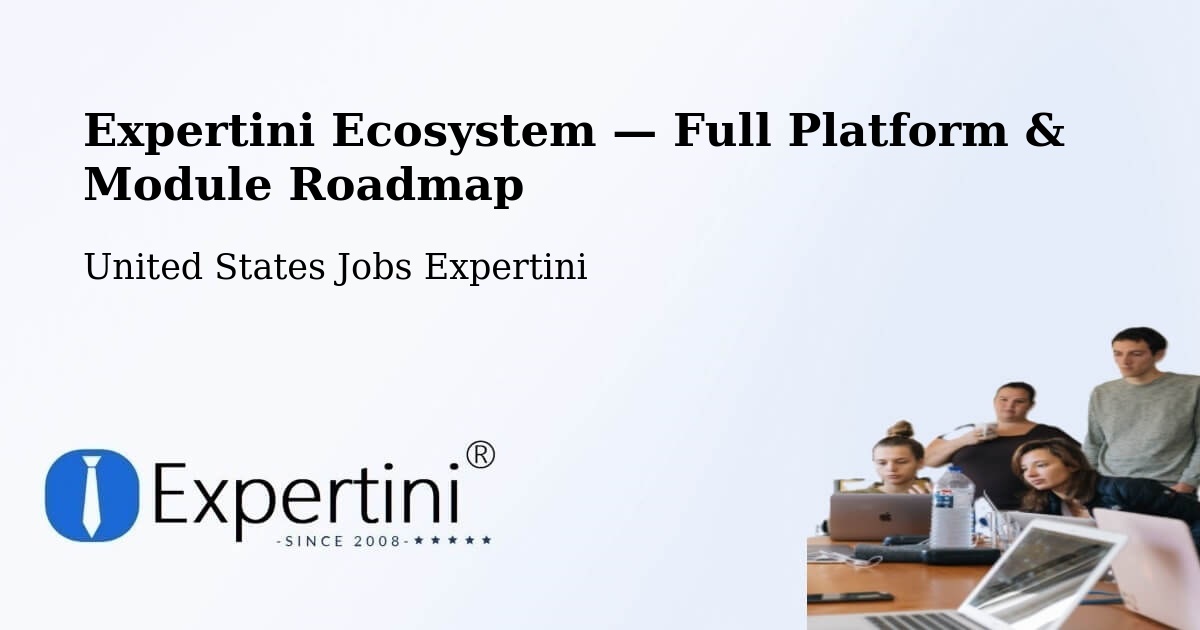 Expertini Ecosystem — Full Platform & Module Roadmap – Arma